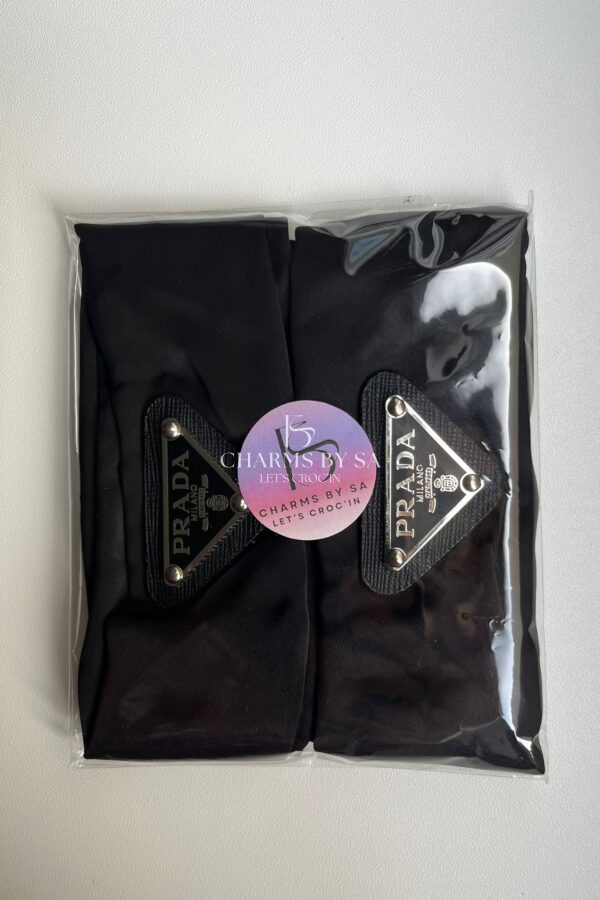 Prada Bandeau Satin Zwart