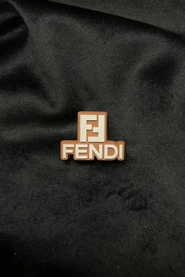 Fendi Charm - Silicone - Bruin