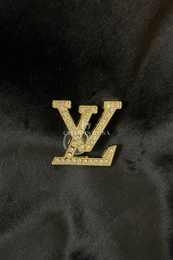 LV Charm Goud - Metal