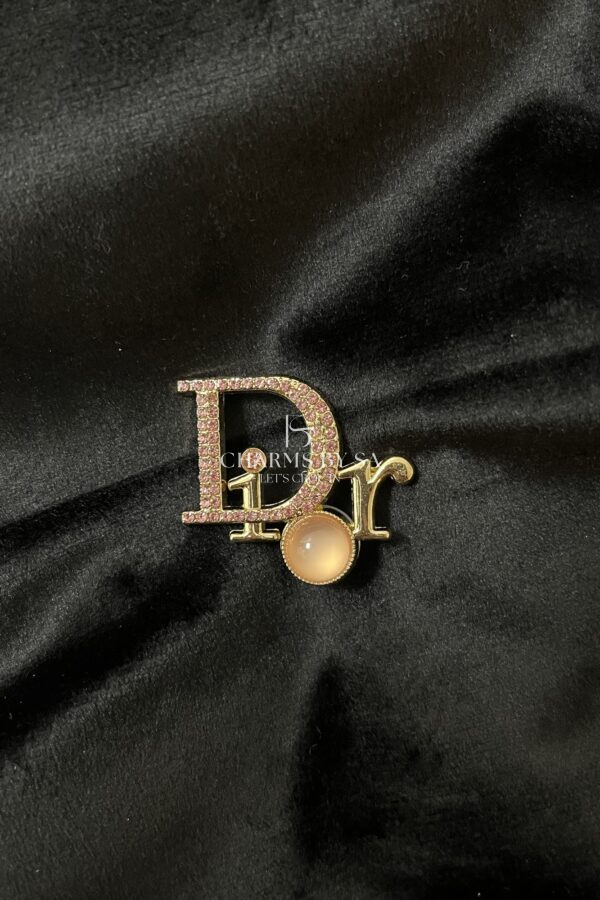 Dior Charm Goud Roze - Metal