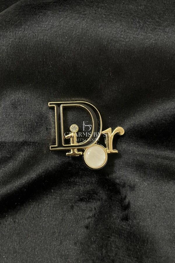 Dior Charm Goud Zwart - Metal