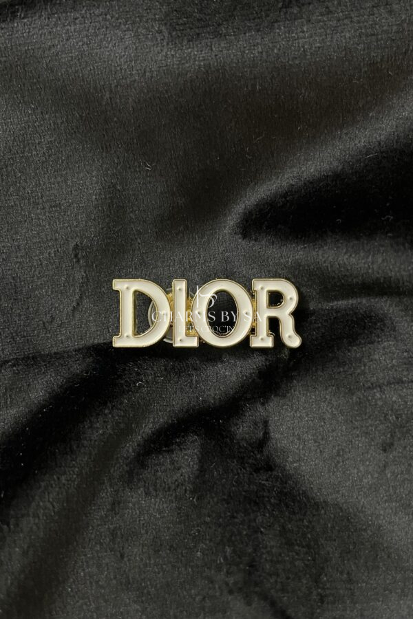 Dior Charm Goud Wit - Metal