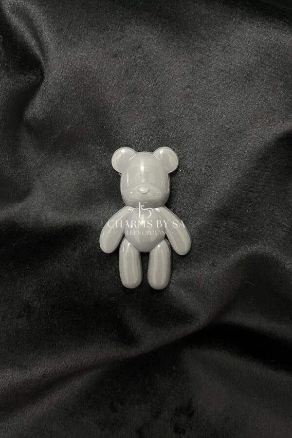 Teddybeer Grijs - Silicone