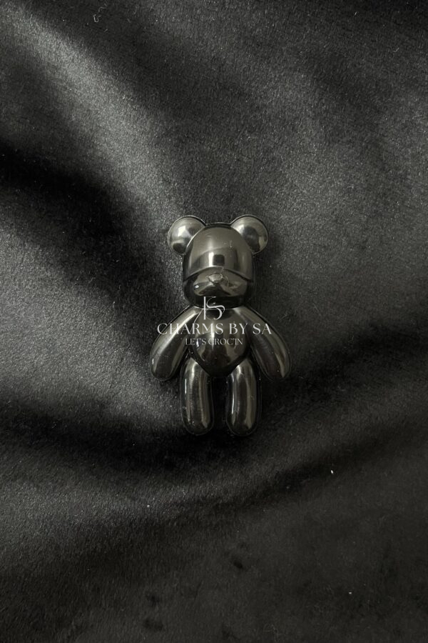 Teddybeer Zwart - Silicone