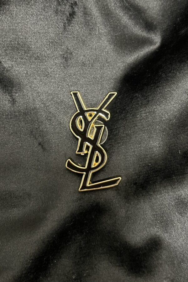 YSL Charm Goud Zwart - Metal