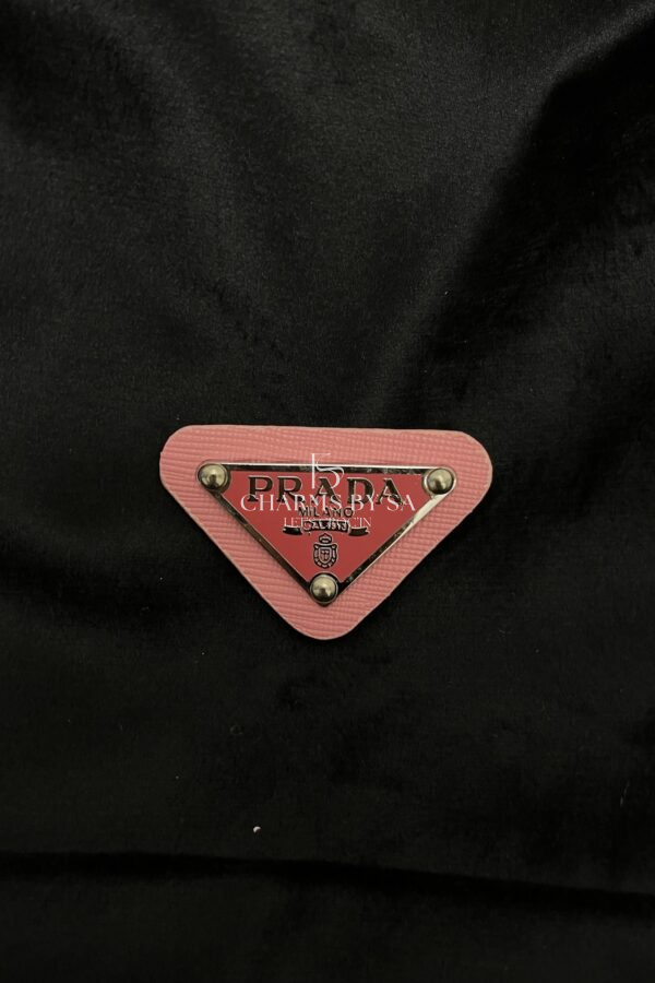 Prada Charm Donkerroze - Metal