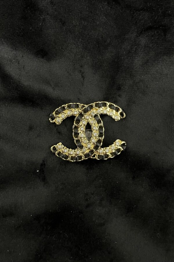 Chanel Charm Goud Zwart - Metal