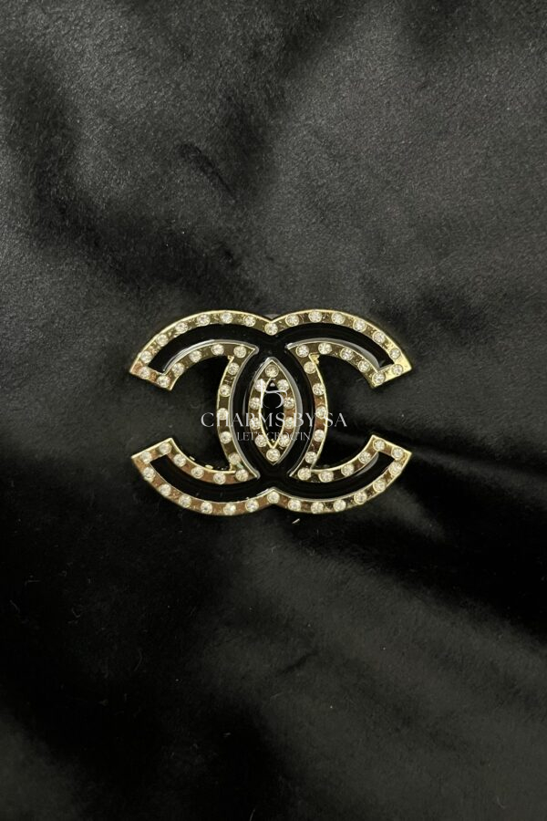 Chanel Charm Goud Zwart - Metal