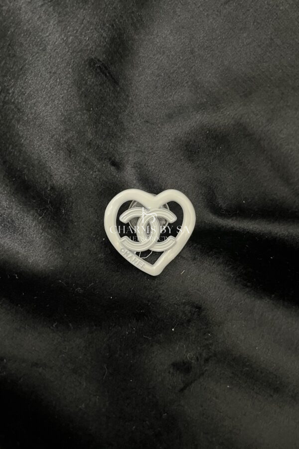 Chanel Hart Wit - Metal