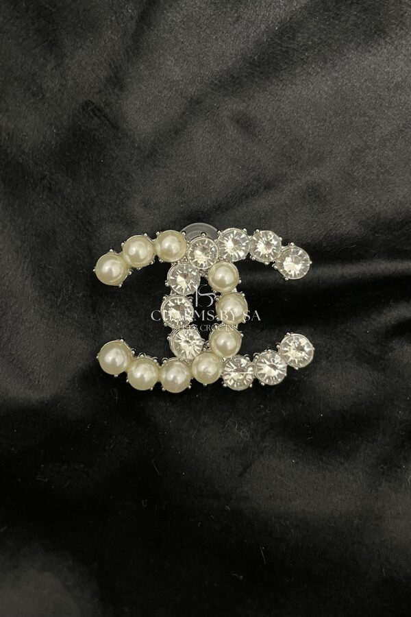 Chanel Parel Stone Zilver - Metal