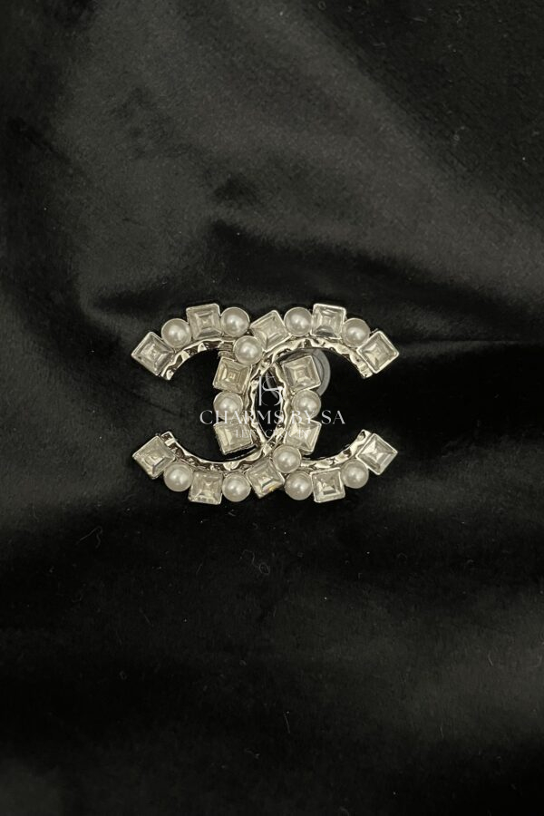 Chanel Parel Stone Zilver - Metal