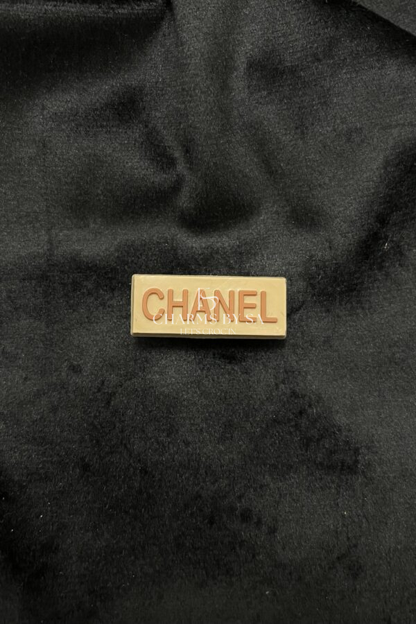 C Plaat Charm - Silicone - Beige