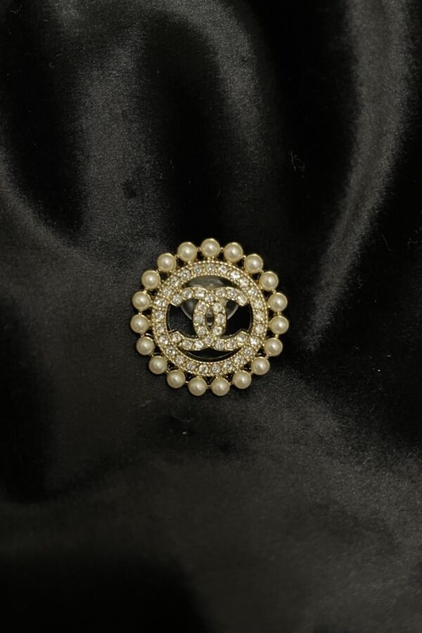 Chanel Charm Goud Rond - Metal