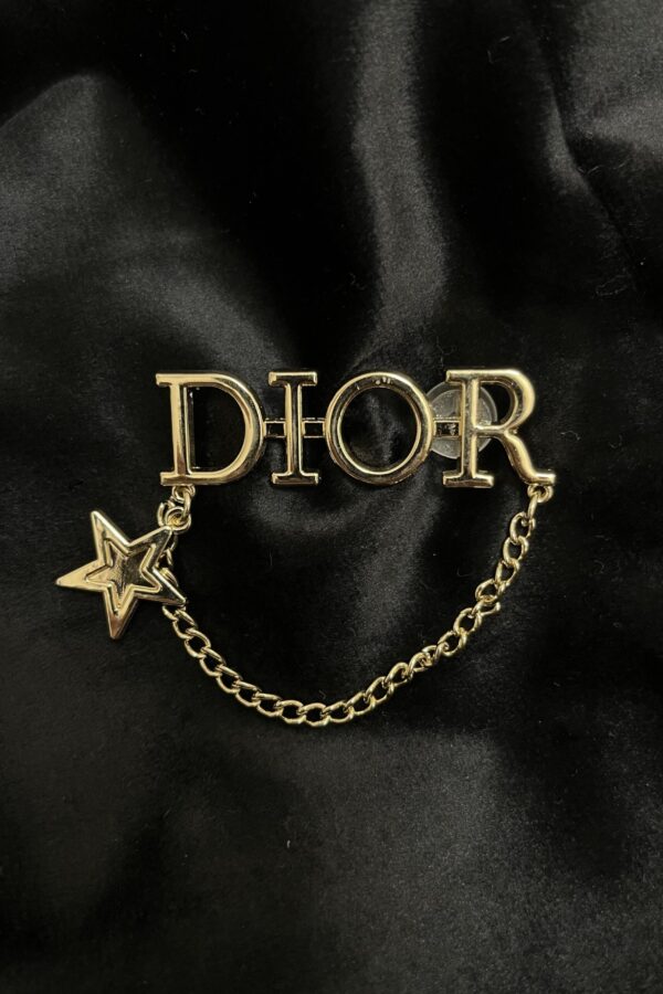 Dior Charm Goud Groot - Metal