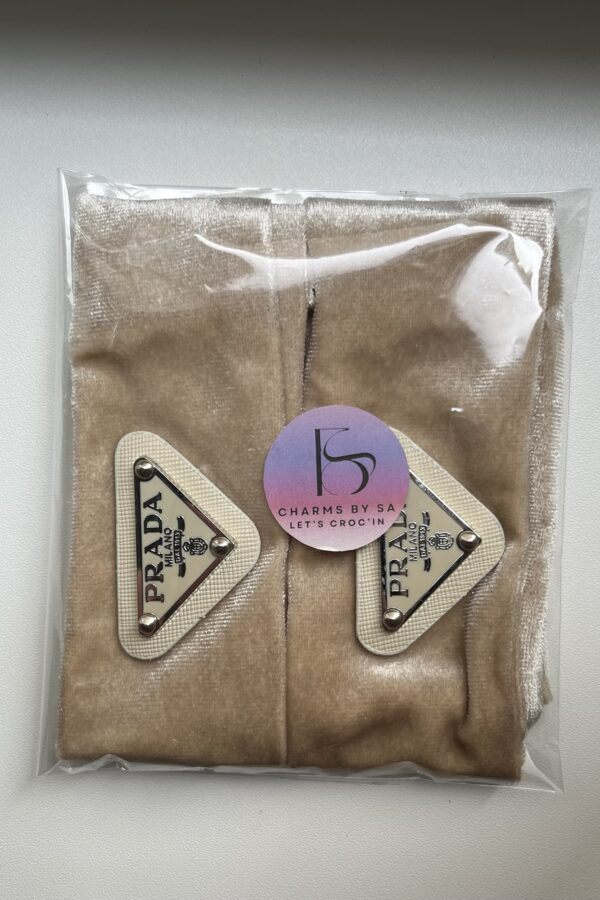 Prada Velvet Bandeau Beige