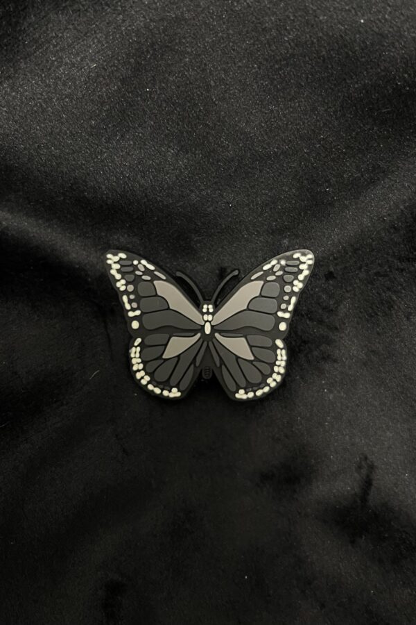 Vlinder - Zwart - Silicone