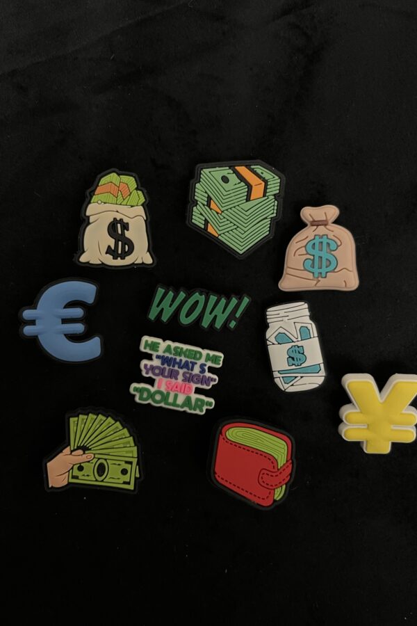 Set charms 10 pcs #money