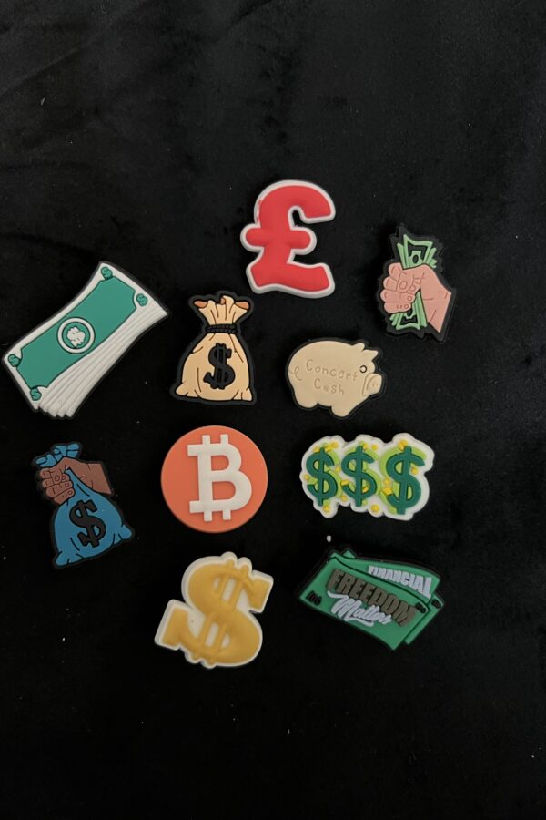 Set charms 10 pcs #money