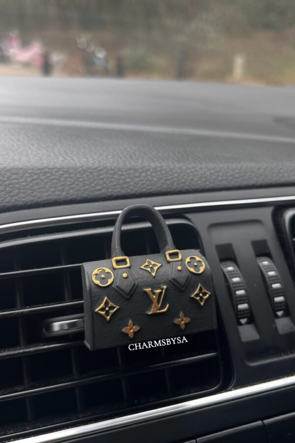 Car Charm - Louis Vuitton- Zwart