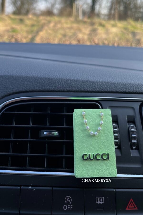 Car Charm - Gucci - Groen Shopper