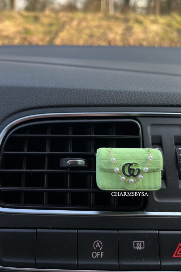 Car Charm - Gucci - Groen Parel
