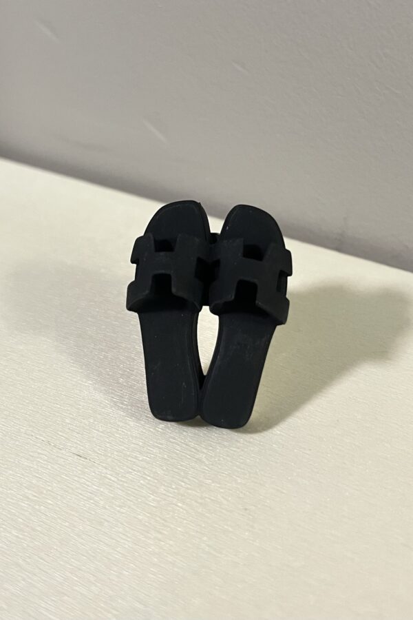 Car Charm - Hermes - Slipper - Zwart
