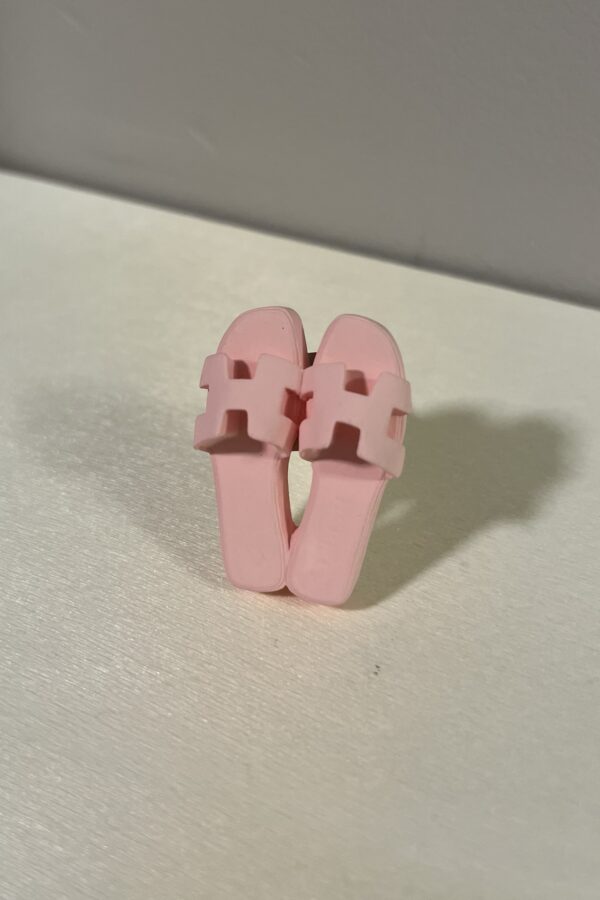 Car Charm - Hermes - Slipper - Roze (1)