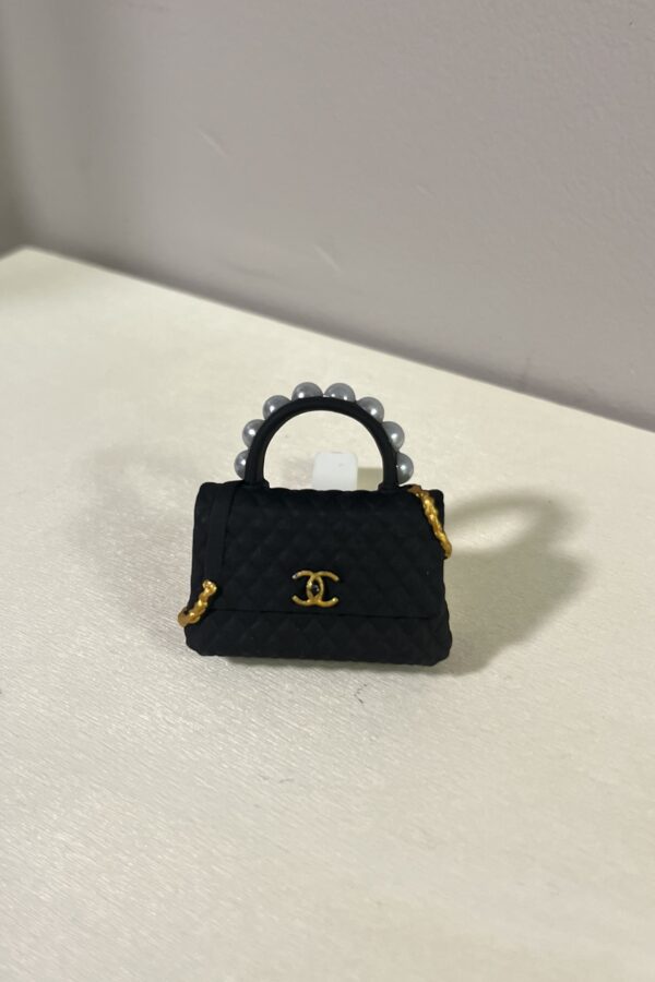 Car Charm - Chanel - Tas Parel - Zwart