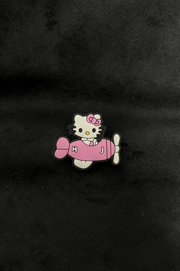 Hello Kitty Vliegtuig - Charm - Silicone