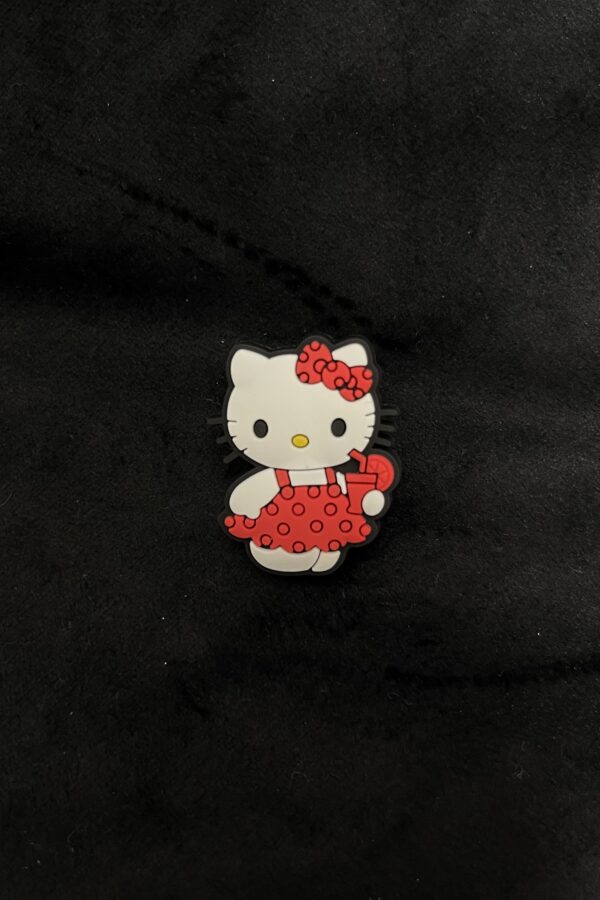 Hello Kitty - Rood - Charm - Silicone