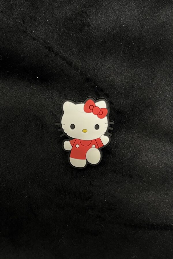Hello Kitty - Rood - Charm - Silicone