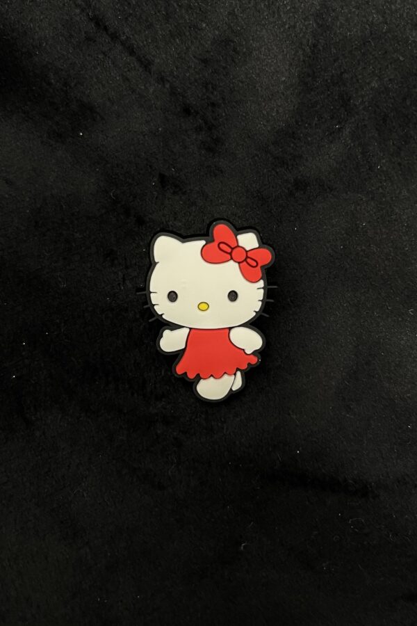 Hello Kitty - Rood - Charm - Silicone