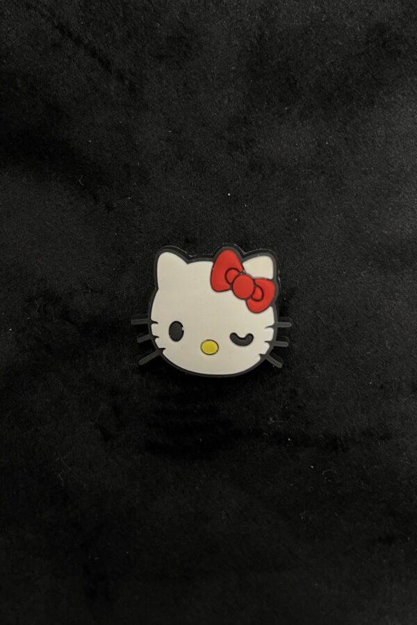 Hello Kitty Strik - Rood - Charm - Silicone