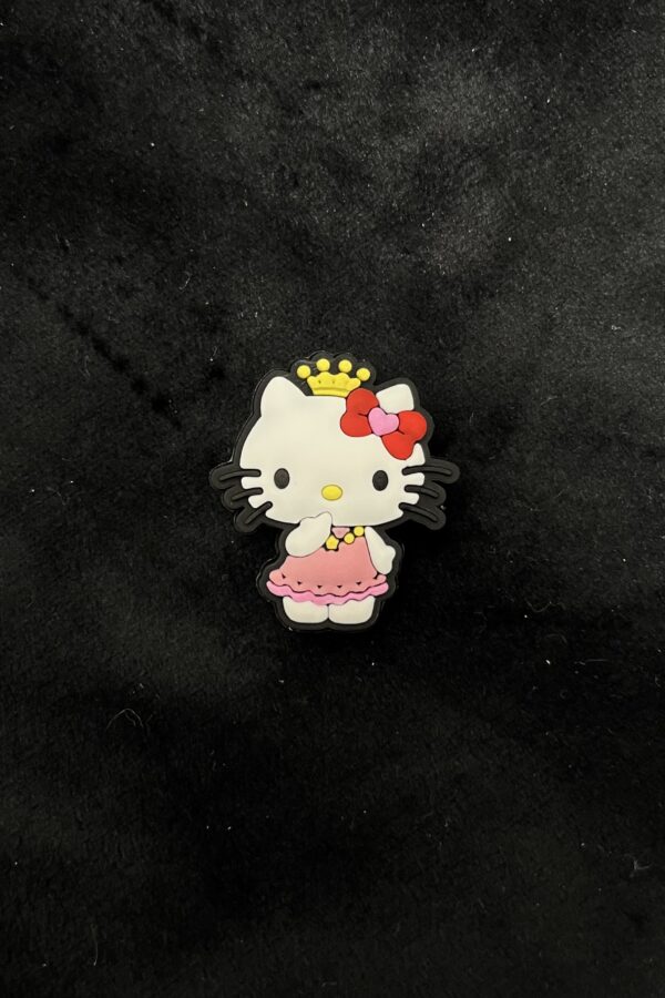 Hello Kitty Kroon - Charm - Roze - Silicone