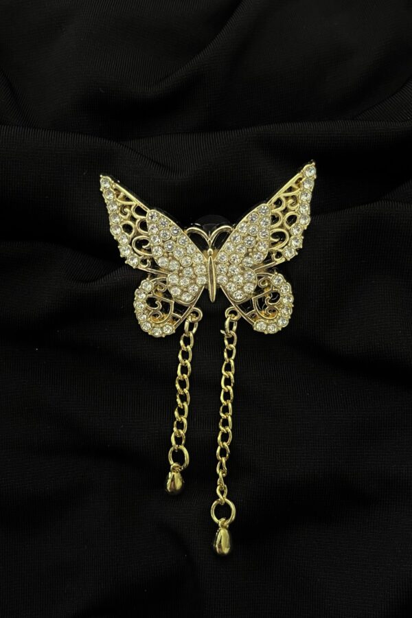 Vlinder Charm Goud - Metal